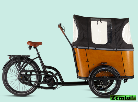 Extrem kräftiges Elektro-Transportfahrrad mit 120 NM & Top Ausstattung